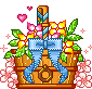 +flower+blossom+basket+of+flowers++ clipart