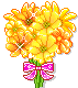 +flower+blossom+bunch+of+yellow+flowers++ clipart