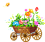 +flower+blossom+cart+ clipart
