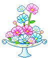 +flower+blossom+dish+of+flowers++ clipart