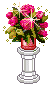 +flower+blossom+flowers+on+a+pedastal++ clipart