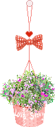 +flower+blossom+hanging+basket+of+flowers++ clipart