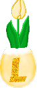 +flower+blossom+letter+l+ clipart