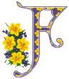 +flower+blossom+letter+r+ clipart