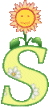 +flower+blossom+letter+s+ clipart