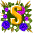 +flower+blossom+letter+s+ clipart
