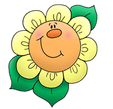 +flower+blossom+smiling+flower++ clipart