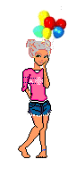 +people+person+doll+with+balloons++ clipart