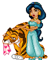 +people+person+doll+with+tiger++ clipart