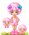 +people+person+pink+doll+with+pink+poodles+s+ clipart