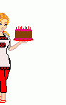 +people+person+woman+lady+doll+doll+dropping+a+birthday+cake+ clipart