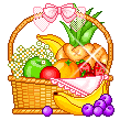 +food+basket+of+fruit++ clipart