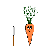 +food+chopping+a+carrot++ clipart