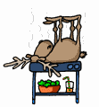 +food+deer+on+bbq++ clipart