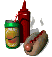 +food+hotdog+and+sauce++ clipart