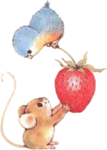 +food+mouse+and+strawberries++ clipart