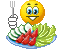 +food+plate+of+fruit++ clipart