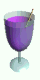 +food+purple+drink+in+glass++ clipart