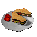 +food+sandwich++ clipart