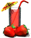 +food+strawberry+cocktail++ clipart