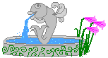 +gardening+dolphin+water+spout++ clipart