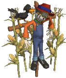 +gardening+scarecrow++ clipart