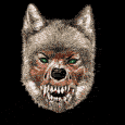 +halloween+wolf++ clipart