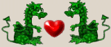 +heart+dragons+and+a+heart++ clipart