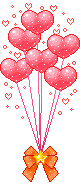 +love+floating+pink+hearts++ clipart