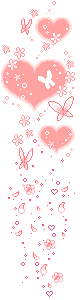 +love+pink+floaty+hearts++ clipart