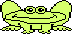 +reptile+animal+smiling+frog++ clipart