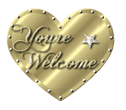 +love+Your+welcome+gold+heart++ clipart