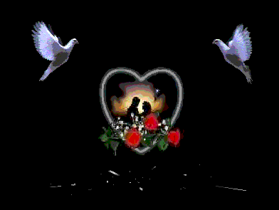 +love+doves+and+love+heart++ clipart
