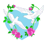 +love+heart+and+doves++ clipart