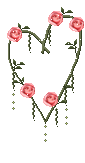 +love+heart+made+of+rose+stems++ clipart