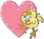 +love+pink+heart+and+chick++ clipart
