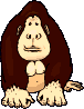 +jungle+forest+animal+ape++ clipart