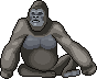 +jungle+forest+animal+ape++ clipart