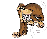 +jungle+forest+animal+ape++ clipart