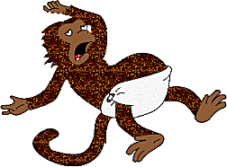 +jungle+forest+animal+baboon++ clipart