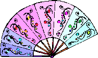 +orient+asian+fan++ clipart