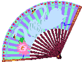 +orient+asian+fan++ clipart