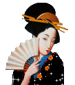+orient+asian+geisha++ clipart