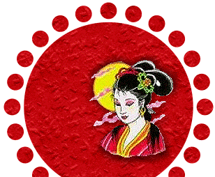 +orient+asian+geisha++ clipart
