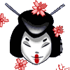 +orient+asian+geisha++ clipart