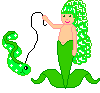 +fay+green+mermaid++ clipart
