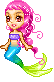 +fay+mermaid++ clipart