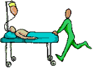 +medical+health+doctor+pushing+trolly++ clipart