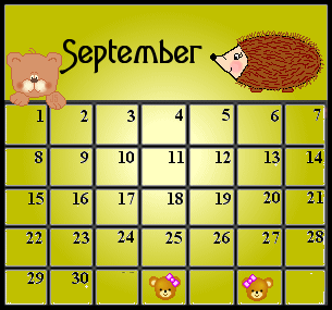 +date+month+september+ clipart