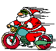 +motorcycle+transportation+father+christmas+on+a+motorcycle++ clipart